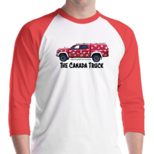 The Canada Truck - 3/4 Raglan Baseball T-Shirt